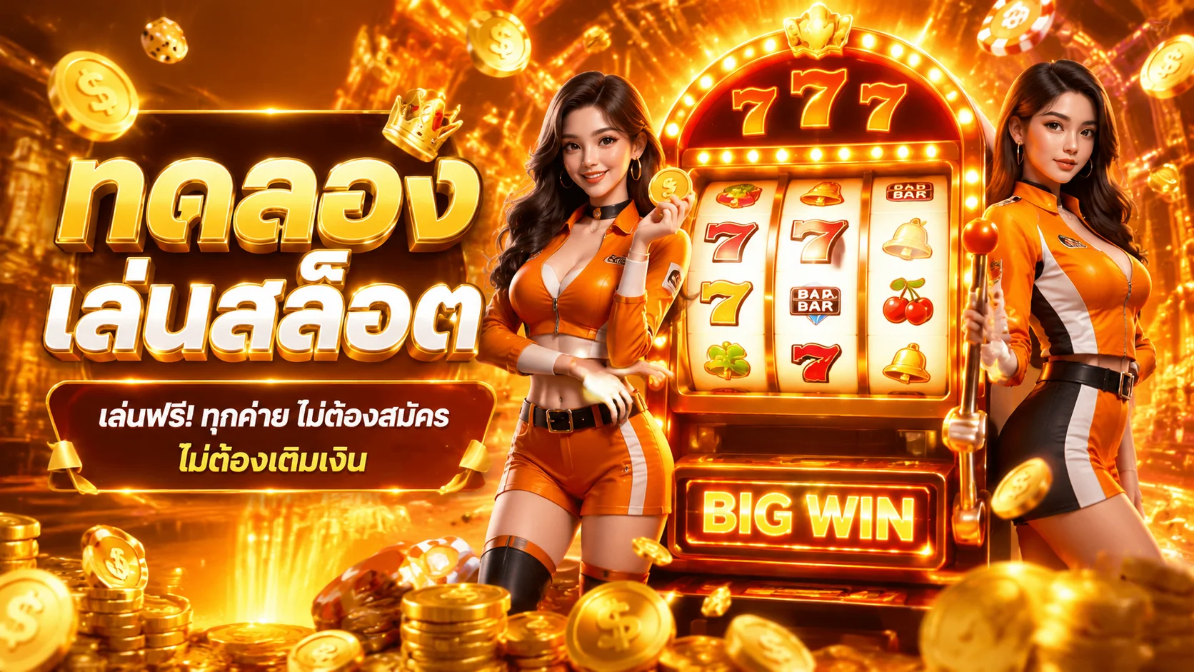 ทดลองเล่นสล็อตฟรีบน AMBGOGO ไม่ต้องสมัคร ไม่เสียเงิน