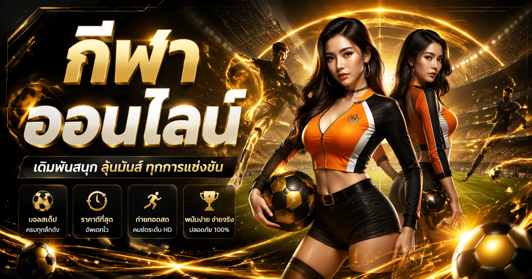 ผลบอลสดอัปเดตเรียลไทม์และแทงบอลออนไลน์บน AMBGOGO