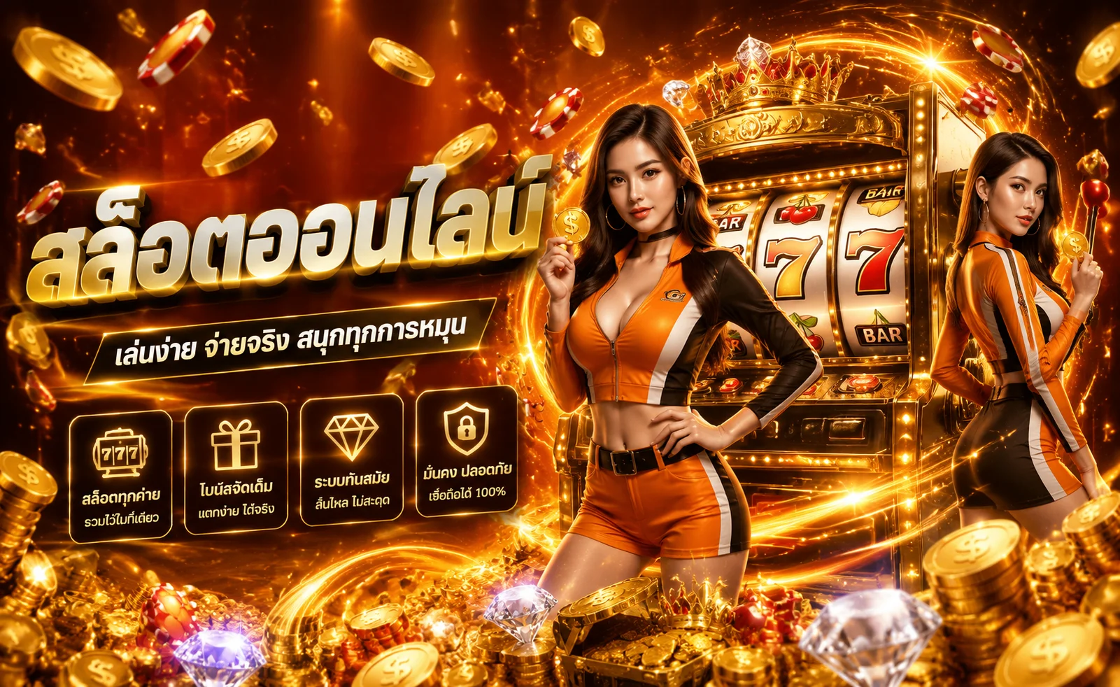 รวมเกมสล็อตออนไลน์ค่ายดังบน AMBGOGO เล่นได้ทุกอุปกรณ์